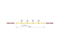 04.800.00.093 Лента M3, COB LED, IP20, 320LED/м, 4000K нейтральный белый, 12В, 10Вт/м, 8мм*5м