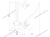 K306AB.2  Крючок мебельный старинная латунь <25> превью 4