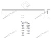Профиль-ручка 320мм (L390мм) черный матовый превью 3