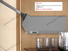 20F8021.22ABD R+ZT20HGIG (HF)Заглушка основная HF BLUM с мал.нерж.(правая/серая) <20> превью 2