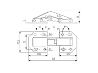 Петля поршневая большая, сталь HP-B <200>