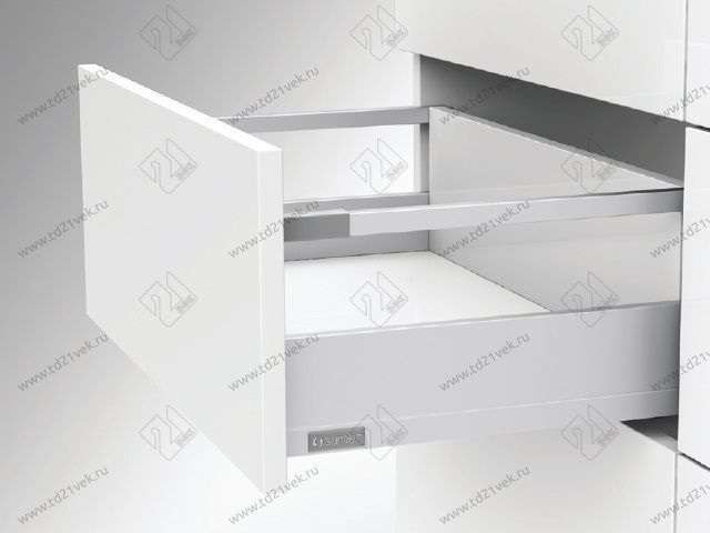 12796141501 FLOWBOX Рейлинг L450 мм (белый) (для деревянной задней панели) <12> 2