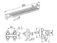 WW-KJ0101-01 Вешалка GTV, krawat j0101, алюминий <2/32>