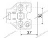 H5010 Планка с эксцент-ком для NEO (H=0 мм) <400> превью 2