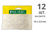 Подкладка стеклянного стола Pacific PC 2860 (18x3,8мм)  (12шт на листе) <25/750>