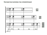 12716713850745 FLOWBOX L450 мм / H106 /16 (антрацит) с довод. (pack) <6>