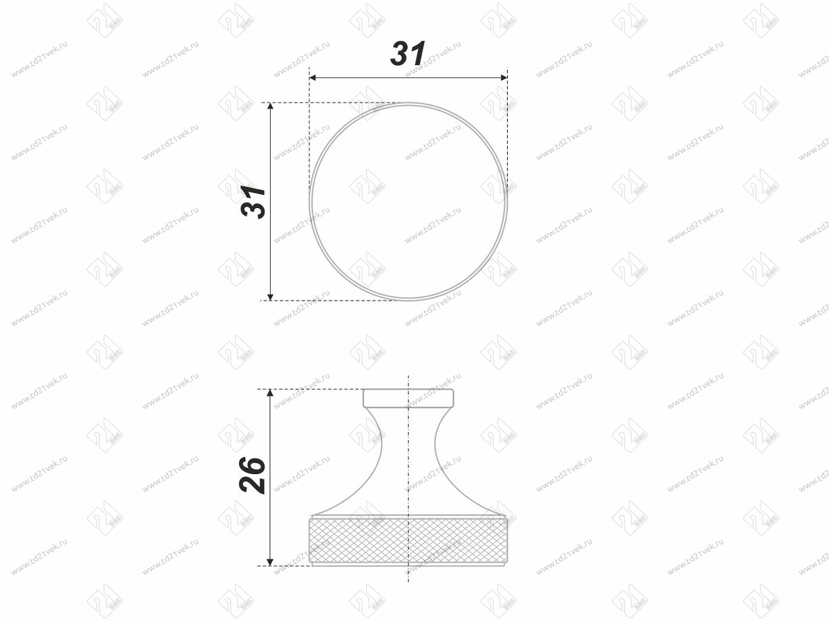 RC287BL.4 Ручка-кнопка, черный матовый <40> 4