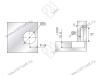 102-01-08-304 Стяжка Mesan Montefix d25*H12мм+винт d5*27мм (крем) <1000> превью 3