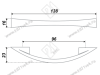 RS805GP.4/96 Ручка S80530/96 золото <25> превью 2