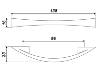 RS805GP.4/96 Ручка S80530/96 золото <25>