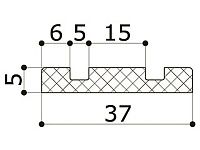 Направляющие -дабл 2м. (белый) <40>