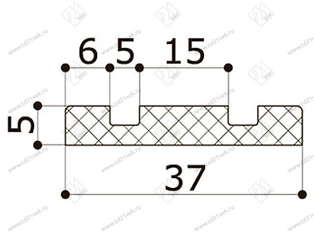 Направляющие -дабл 2м. (белый) <40> 2