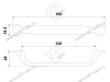 RS284BL.4/128 Ручка-скоба 128 мм , чёрный  матовый <25> превью 2