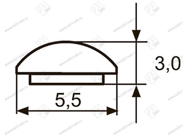 Декор "Sal-M55" <5,5мм>(мат.золото) <200/1000> 2