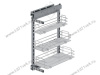 S-2247-C Бутылочница 300, Starax, 3-х ярусная, направляющие Blum Tandem, (255-205-155х470х635 мм), правая превью 1