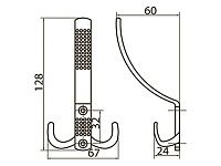 KR0070 OT Крючок золото <25/150>