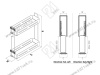 S-2444-UB-A Бутылочница Starax Unique Box, 2-х.ярусная, шир. 250 (203х475х525) направляющие Blum Tandem, выдвижение полное, правая, антрацит превью 3