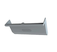 105-02-26-303 Крышка Mesan для подвеса 3D(угловая) (115*57мм), пластик,серый <50>