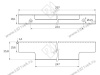 RT-001-300 Ручка торцевая, 300, хром <40> превью 3