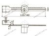 Замок Крокодил 120/140 мм <10/240> превью 2