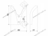 K212CP.2 Крючок мебельный хром <25> превью 4