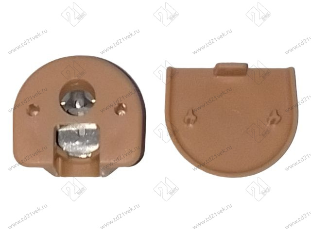 ACKRF016 Стяжка RAFFIX DUO d20*H12,5 мм с эксцентриком для плиты 16 мм, бежевая 2