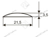 Декор "Sal-M29" <21мм>(золото) sari <75/300> превью 2