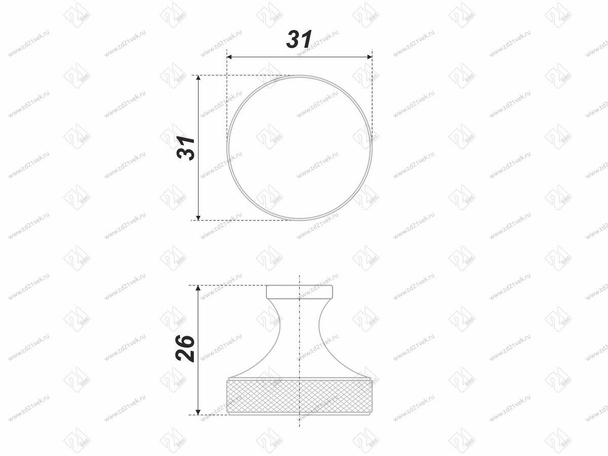 RC287BL.4 Ручка-кнопка, черный матовый <40> 4