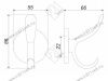 K204.06CP.8 Крючок мебельный хром <10> превью 2