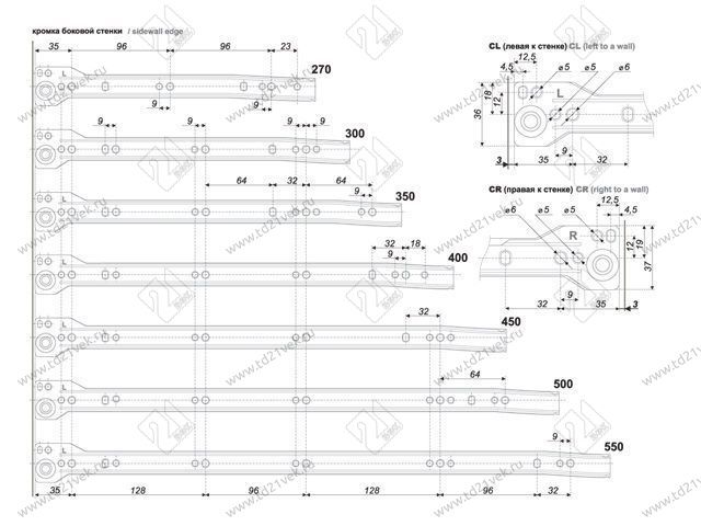 MB08601W/450 Металлобокс 450 мм, белый <10> 2