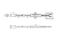 08.800.00.340 ИК выключатель DRD-1, 1 сенсор, 12/24В, две функции: дверь или рука
