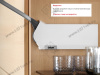 20F8021.22ABD L+ZT20SWIG (HF)Заглушка основная HF BLUM с мал.нерж.(левая/белая) <20> превью 2