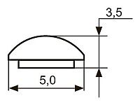 Декор "Sal-M 1" <5мм> (золото) sari <200/1000>