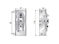 105-02-24-403 Подвес Mesan 3D(угловой) 2мм (под присадку)(2подв.+2пласт.+крепеж)цинк <25>