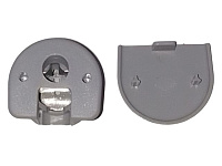 ACKRF016 Стяжка RAFFIX DUO d20*H12,5 мм с эксцентриком для плиты 16 мм, серая