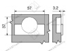 91M2550 Петля Modul накладная 100 гр. <1/250> превью 2