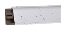 Плинтус RUS LB-38 №014 (3028/S Мрамор Марквина белый) 3,0 м (№ 476) <1/12>