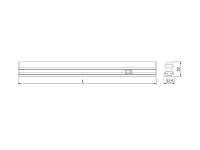 04.108.37.411 Светильник LED линейный Line 1E- 870
