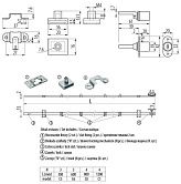 ZZ-C6-288-01(-S) замок центральный – 288  L-600 <12/240>