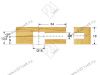 102-01-14-413 Эксцентрик Mesan d15*h13,5мм для плиты 18мм, цинк превью 2