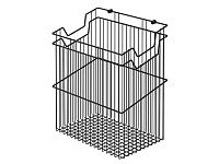 S-8113-A Корзина для белья навесная в базу 400 мм, Starax, (330х290х500 мм), антрацит