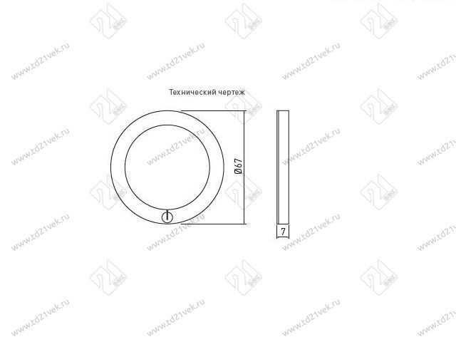 LD-CS36CB-53 светильник led с выключателем castello, 12v dc, 2,8 w,200см провод с miniamp, свет теплый <1> 2