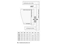 DB4518Zn/400 Шариковые направляющие PUSH-SOFT CLOSING <15>