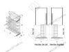 S-2182-C Винный шкаф в базу 400 мм, Starax, направляющие Blum Tandem, (260х470х640 мм), с доводчиком, правая превью 4