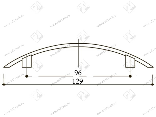 Скоба "Оскар" 5031-05/96 (золото)<100/800> 4