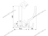K305SC.6 Крючок мебельный K0560 сатиновый хром <20> превью 2