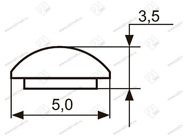 Декор "Sal-M 1" <5мм>(хром) krom <200/1000> 2