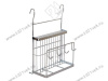 MX-427 Полка для ножей и досок с крючками (250х130x390) хром <8> превью 1
