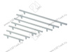 R-3010-128 SC Ручка-релинг D=10мм, 128 мм, матовый хром <20/100> превью 1