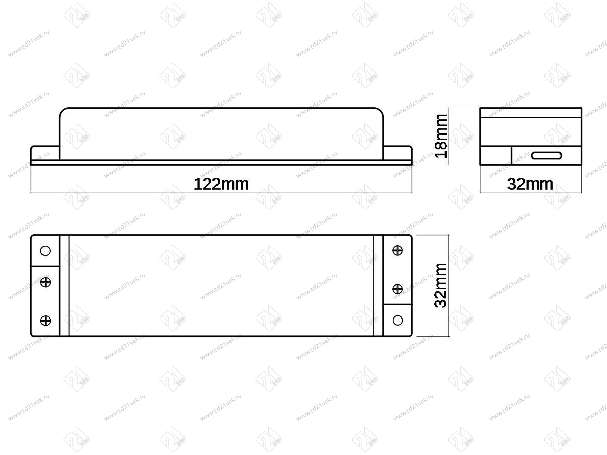 06.122.65.010 Блок питания стаб. напр. для LED 220VAC/12VDC 2